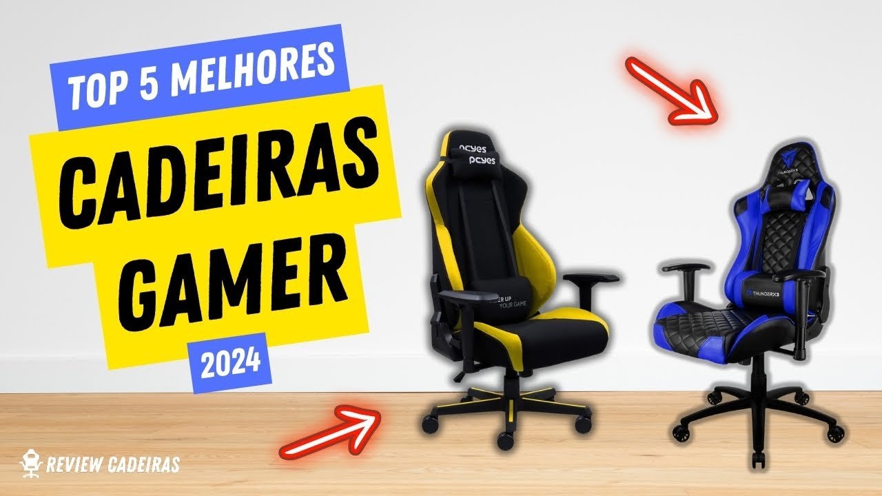 5 Melhores Cadeiras Gamer QUE Você Precisa Conhecer Agora!