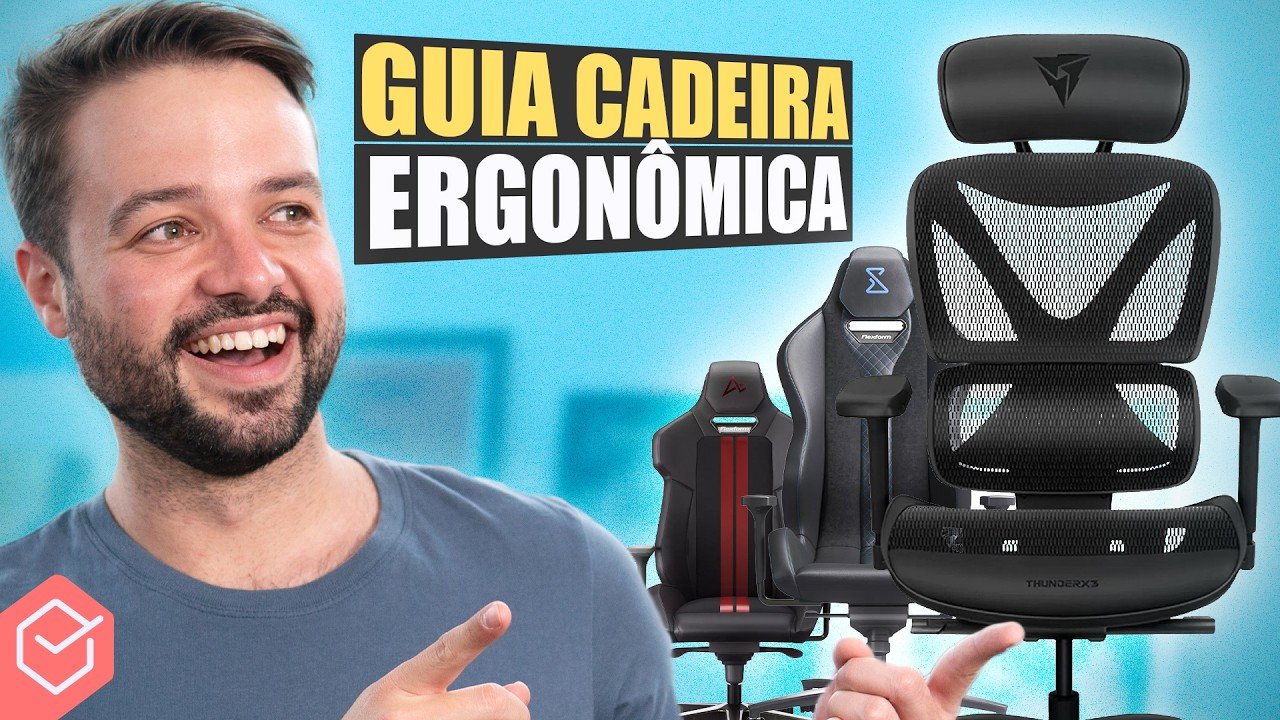 Qual a MELHOR CADEIRA ERGONÔMICA!? TOP 12 MODELOS CUSTO BENEFÍCIO!