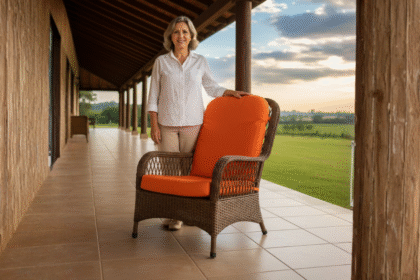 Cadeira De Balanço Para Varanda Adulta Ergonômica.