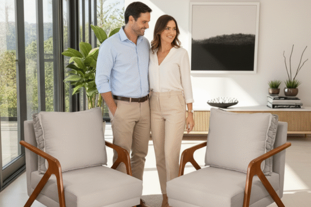 Kit 2 Poltronas Shine: Poltrona Para Sala de Estar Moderna