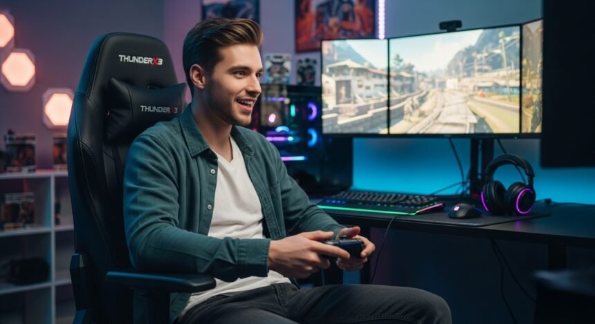 Por que a Cadeira Gamer ThunderX3 TGC12 é a Melhor Escolha entre todas as Cadeiras ThunderX3