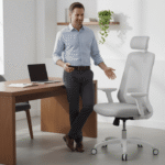 Tokio: Cadeira De Escritório Ergonômica Branca