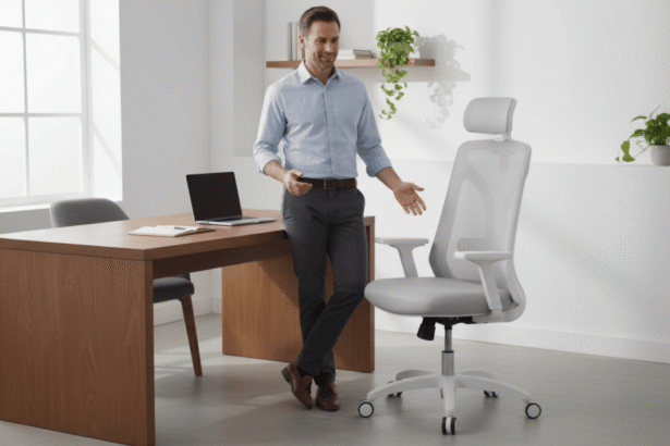 Tokio: Cadeira De Escritório Ergonômica Branca