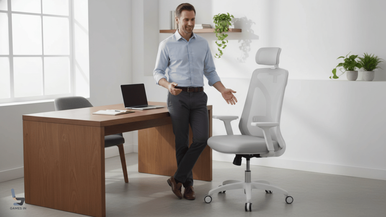 Tokio: Cadeira De Escritório Ergonômica Branca