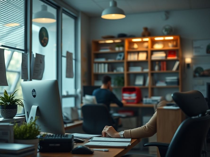 Cadeira Secretária Office: Avaliação do Assento e Encosto para Longas Horas