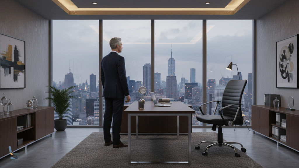 Cadeira Diretor Executiva Giratória Oslo Preta