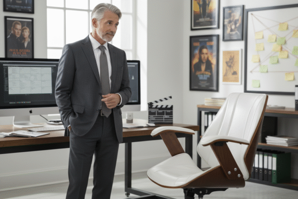 Cadeira Diretor Kopenhagen Couro Branco Cromada: O Símbolo de Status no Escritório