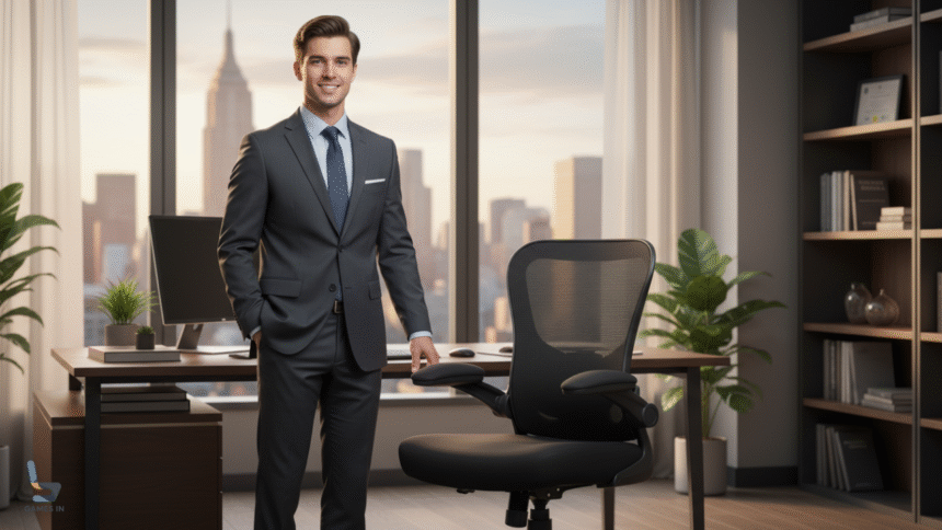 Cadeira Escritorio Ergonomica e Confortável DT3 Vita com revestimento Mesh