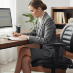 Cadeira Executiva Giratória Martiflex Internauta Premium INT1105PT25PTCOPT Couríssimo Preto