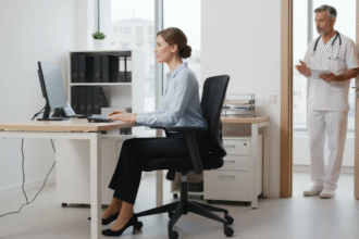 Cadeira Mesh Ergonômica c/ Suporte Lombar