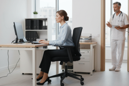 Cadeira Mesh Ergonômica c/ Suporte Lombar