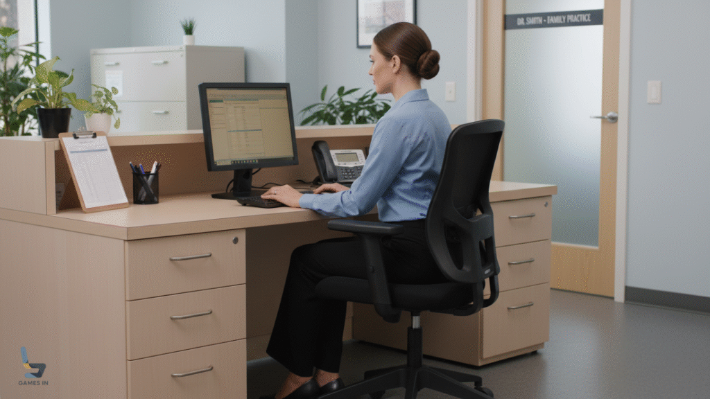 Cadeira Mesh Ergonômica c/ Suporte Lombar