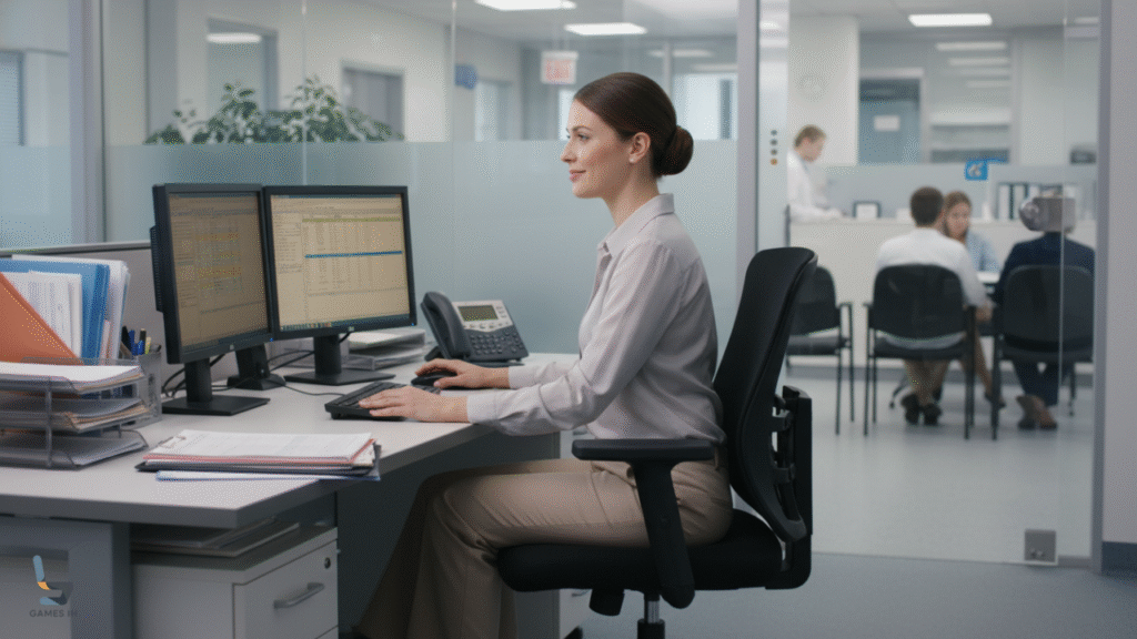 Cadeira Mesh Ergonômica c/ Suporte Lombar