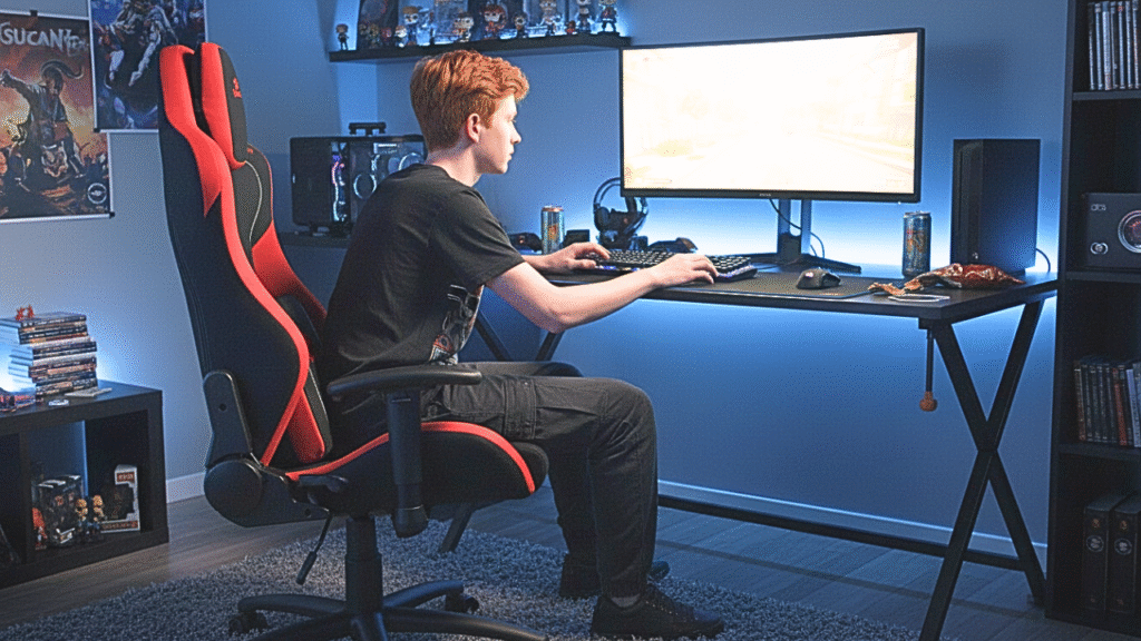 Conforto Extremo: Cadeira Gamer Redragon Heth Reclinável 180°