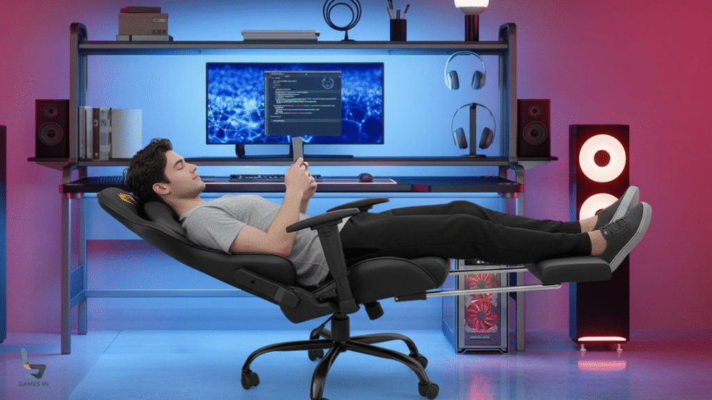 O Trono do Vencedor: Cadeira Gamer Python Deluxe Preto/Dourado 150kg