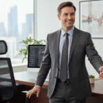 Padrão Profissional: Cadeira Presidente NR17 Mecanismo Relax