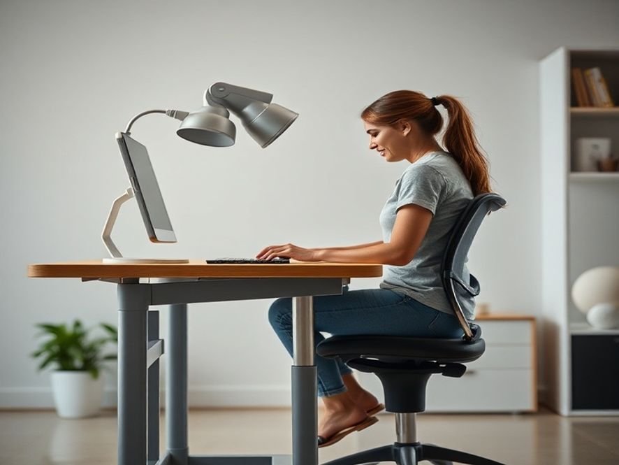 Apoio Lombar e Cabeça Ajustáveis: A Cadeira que Adapta a Ergonomia ao Seu Corpo.