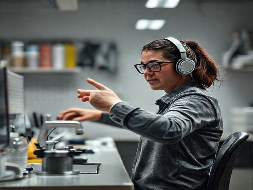 Astra Ergonômica: O Foco na Ergonomia e no Estilo Clean Cinza/Branca.