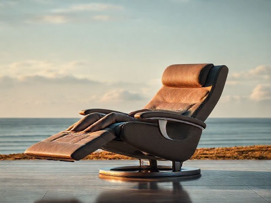 Azera Tilting: O Foco no Mecanismo Reclinável (Tilting) para Máximo Relaxamento.