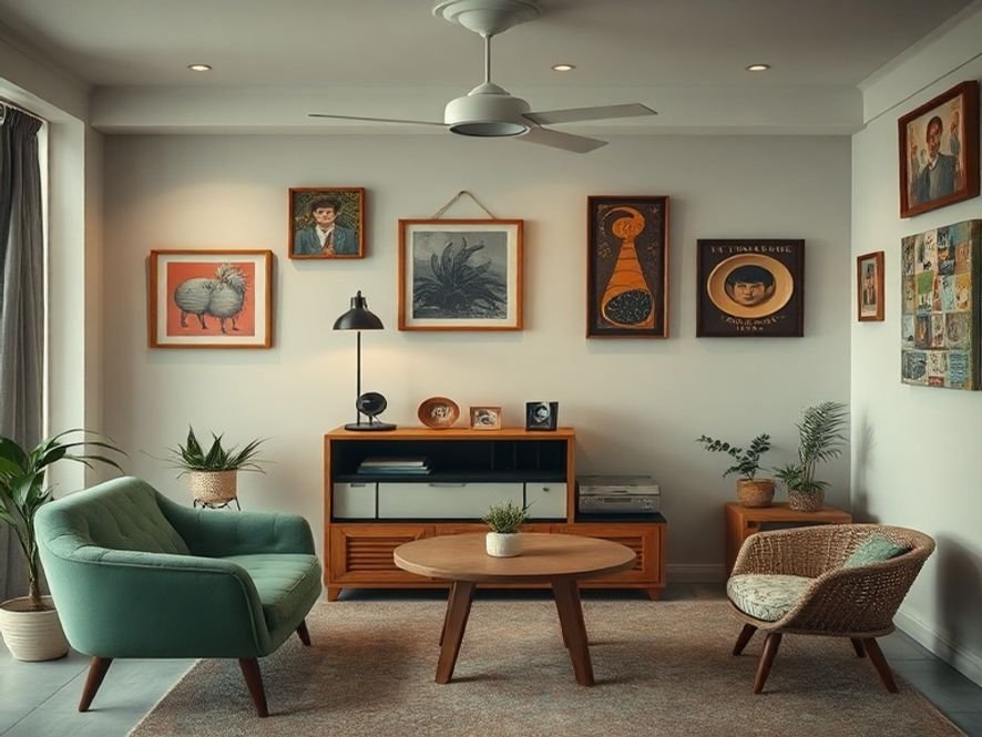 Base Cromada: O Toque Moderno (Mid-Century) na Sua Cadeira.