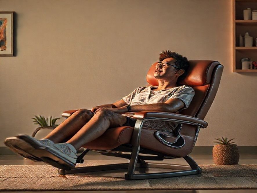 Cadeira 120 Graus Relax: A Gidavi É Facilmente Reclinável (Sistema Sincronizado)?