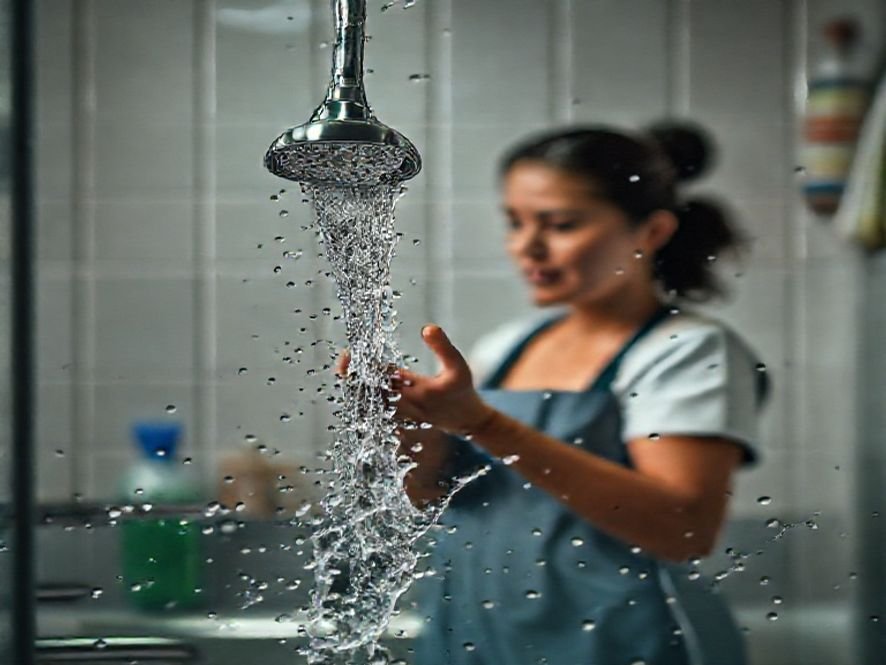 Cadeira de Banho Dellamed D65: Análise da Qualidade das Alças de Empurrar e do Acabamento.