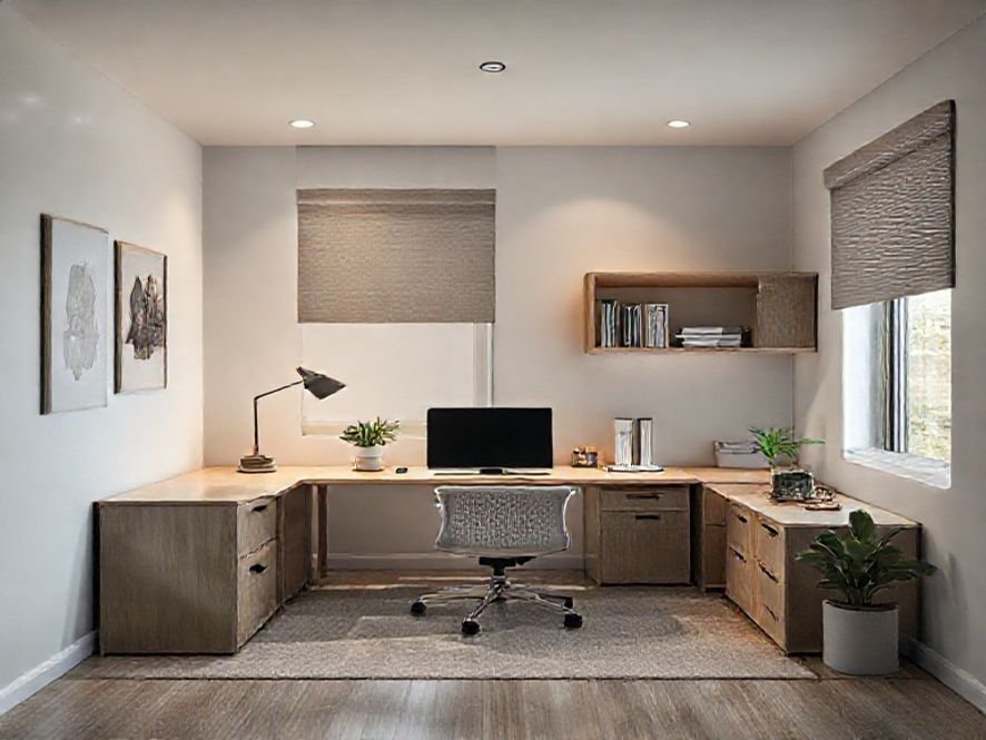 Cadeira de Escritório Compacta: O Design Moderno e a Solução que Economiza Espaço.