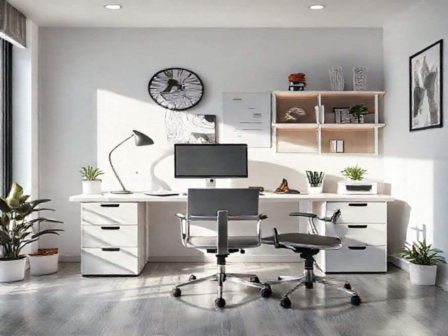 Cadeira Ergonômica Branca e Cinza: A Melhor Escolha para um Home Office Moderno e Clean?