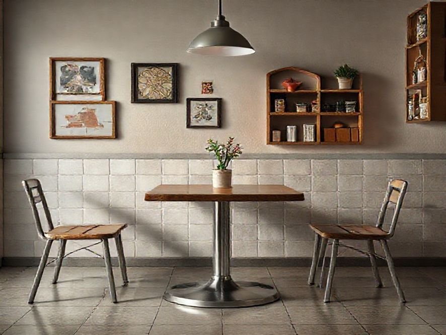 Cadeira Fixa Base Palito: Guia de Combinação com Mesas de Diferentes Alturas