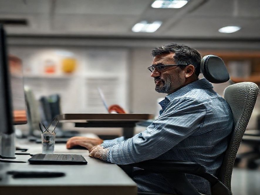 Cadeira Gidavi Presidente: O Design Ergonômico com Encosto Alto (Suporte Total).