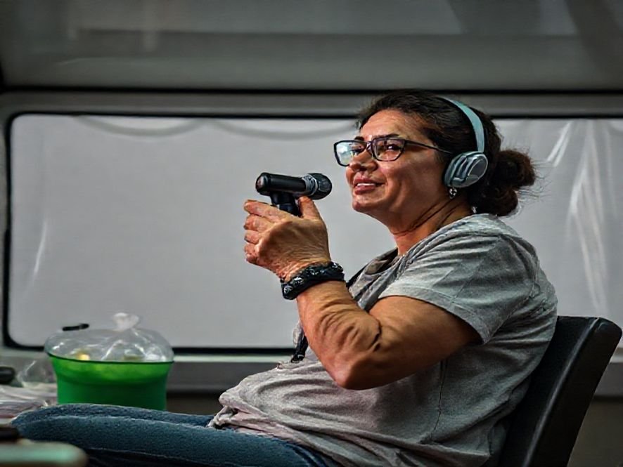 Cadeira Giratória Ajustável: A Almofada Macia e o Suporte para Longas Horas.