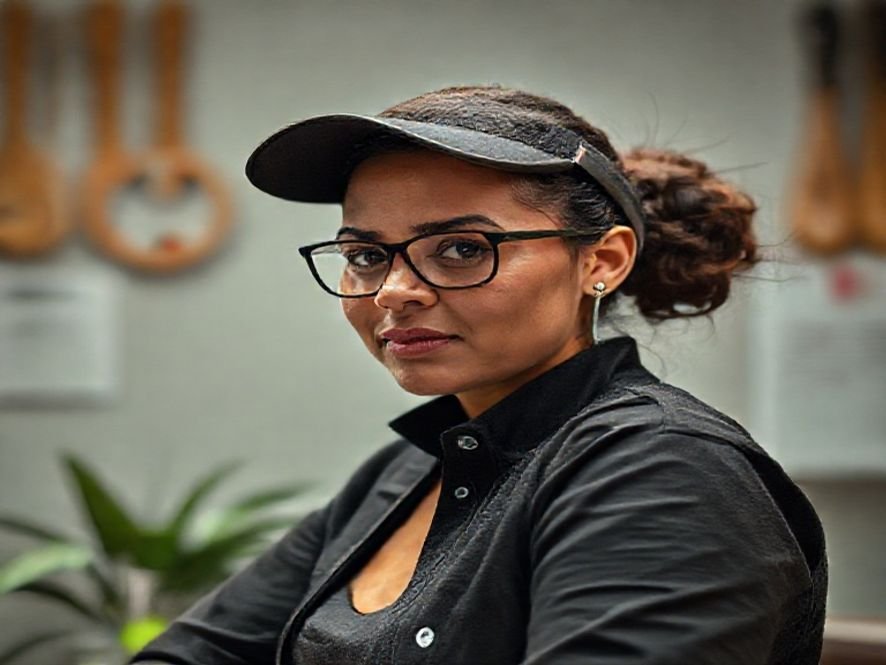 Cadeira Profissional: A Altura (50 cm a 60 cm) e a Ergonomia no Corte e Penteado.