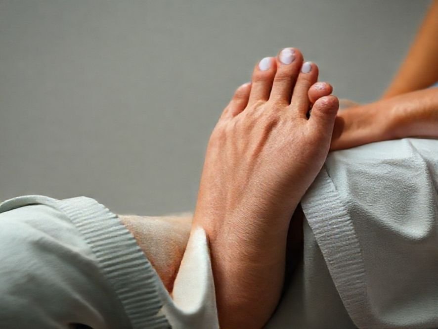 Cadeira Profissional: O Apoio de Pernas Integrado É Essencial para o Conforto na Inclinação.