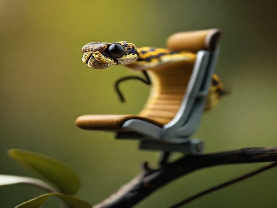 Cadeira Python Fly Deluxe: Análise do Apoio Lombar (Fixo ou Ajustável) no Design Ergonômico.