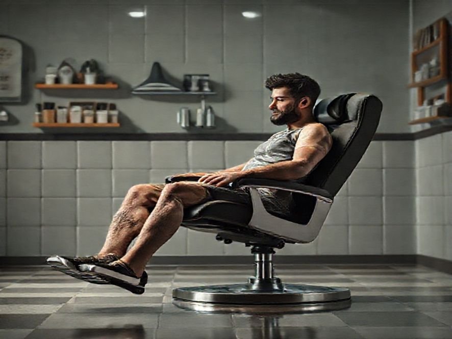Cadeira Reclinável Barbearia: O Foco na Ergonomia e na Estabilidade de 130 kg.