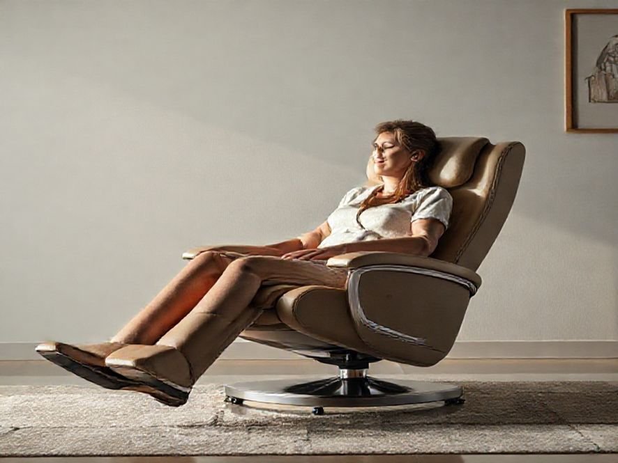 Cadeira Reclinável: Como a Reclinação e o Apoio de Pernas Contribuem para o Conforto Profundo.