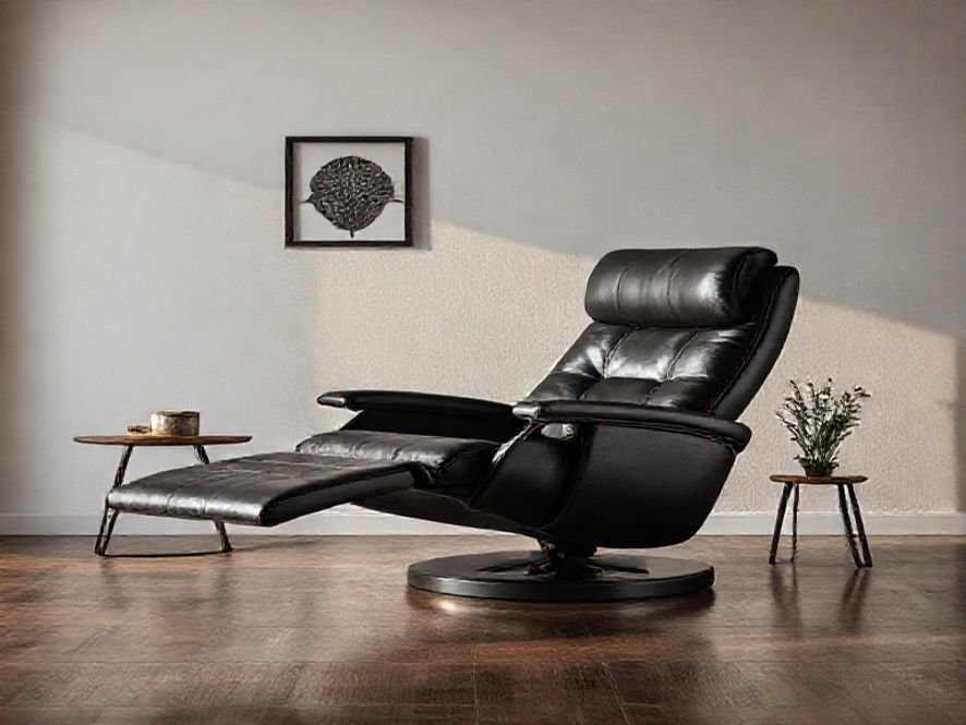 Cadeira Reclinável Preta: O Acabamento Cromado da Base É Antiferrugem e Durável?