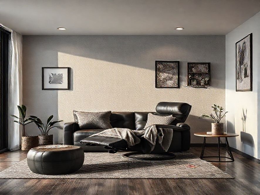 Cadeira Reclinável Preta: O Design Moderno e as Linhas que Se Adaptam a Qualquer Estilo.