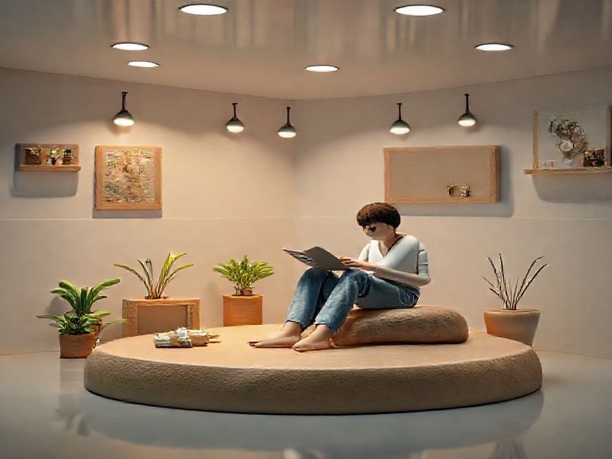 Cadeira Suporte 3D: O Melhor Ângulo de Apoio para Pausas de Relaxamento e Alongamento.