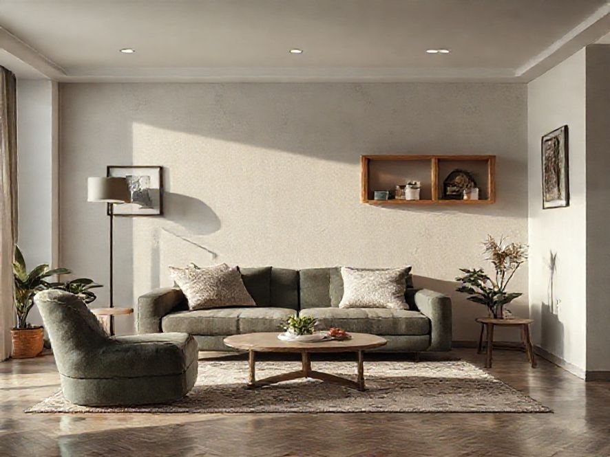 Design Clássico: O Estilo Atemporal da Poltrona Azera em Suede.