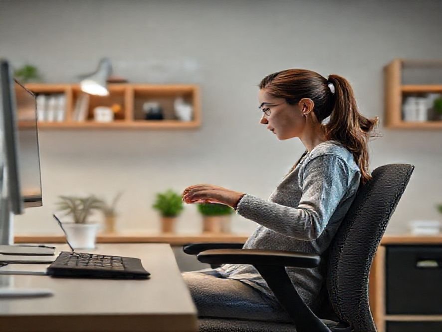 Ergonomia Gidavi: O Design Ergonômico Acolchoado (Molas) é Ideal para o Suporte.