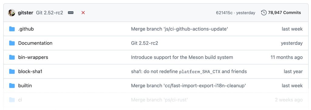 Git 2.52 ganha comando last-modified e manutenção mais rápida - Imagem do artigo