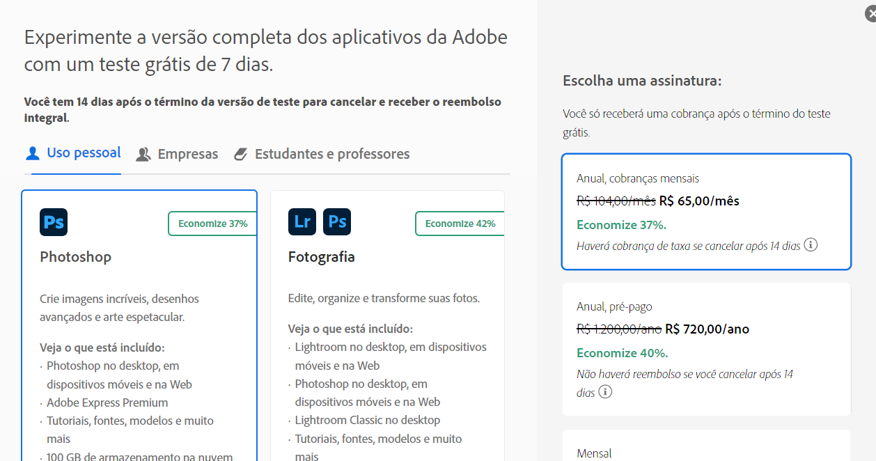 Photoshop mais barato: Adobe corta preços em até 39% no Brasil - Imagem do artigo