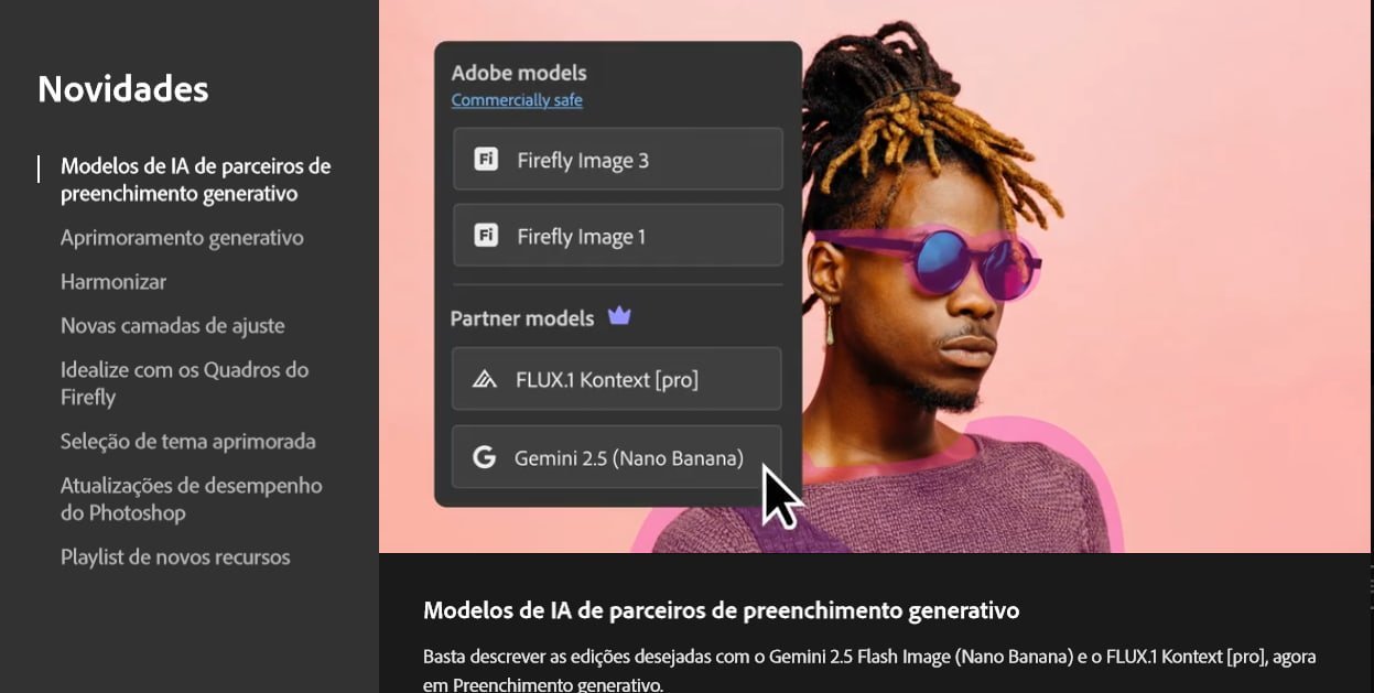 Photoshop Gemini 3: IA do Google turbina Firefly - Imagem do artigo
