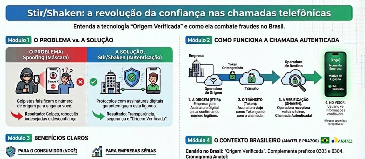 Stir Shaken: Anatel exige autenticação de chamadas até 2028 - Imagem do artigo original