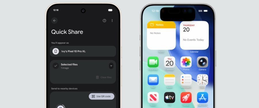 Quick Share do Android agora é compatível com AirDrop - Imagem do artigo