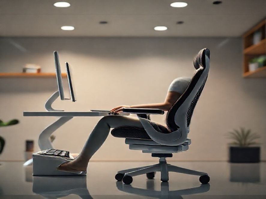 Malha Premium e Suporte 3D: A Cadeira Ergonômica Que É Sinônimo de Conforto e Frescor.