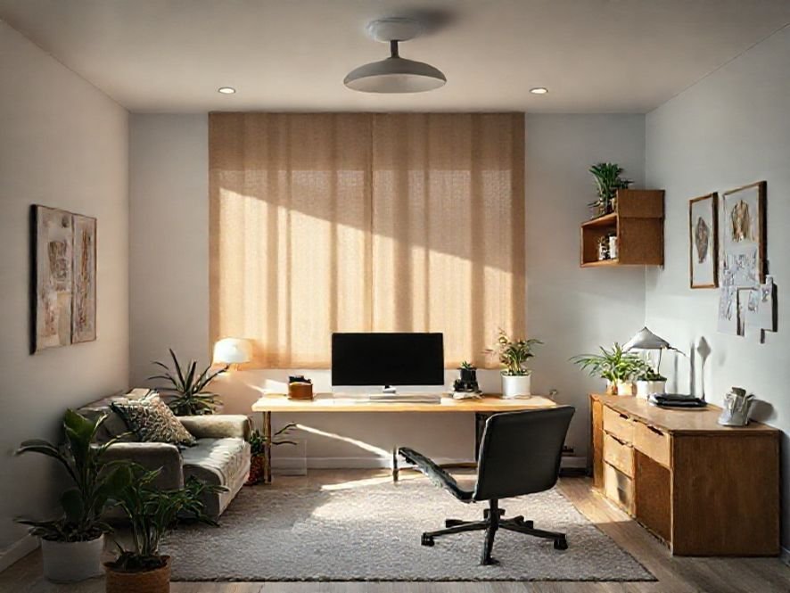 Mesh Respirável Astra: O Estilo que Traz um Ar de Limpeza e Conforto ao Home Office.