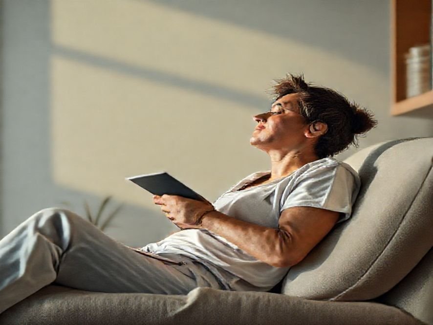 O que a Função de Inclinação 90° a 115° Garante para o Relaxamento e o Trabalho?