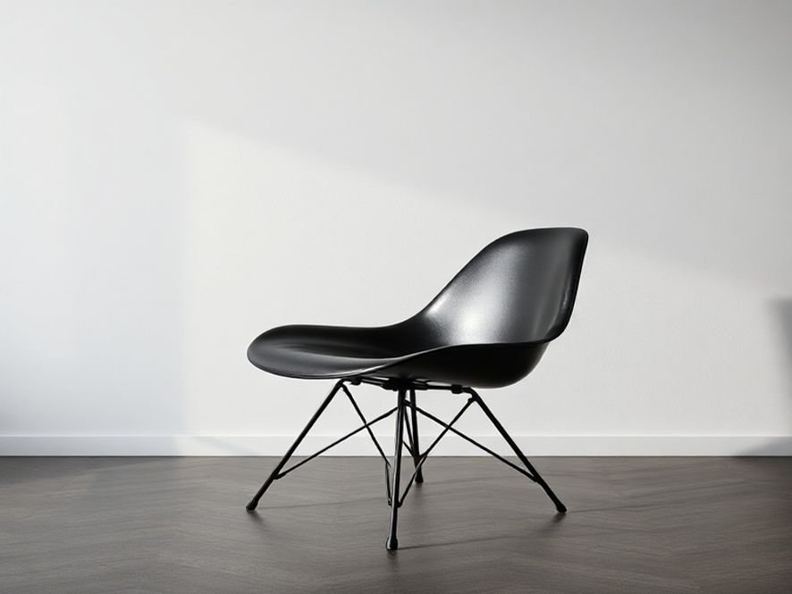 Polipropileno Preto: A Cadeira Eames DSW e o Estilo Minimalista.